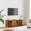 VidaXL Meuble TV vieux bois 102x35x36,5 cm bois d'ingénierie, banc TV, meuble hifi, centre de divertissement, buffet TV, 856947