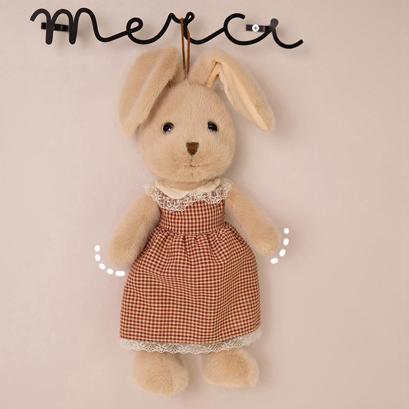 Doll Easter Rabbit Plush Toy Long Ears Wearing Skirt Little Rabbit Doll Gift