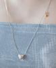 Tatiana (Silver 925) Chocolat Heart Star Dangle Necklace Nz2162