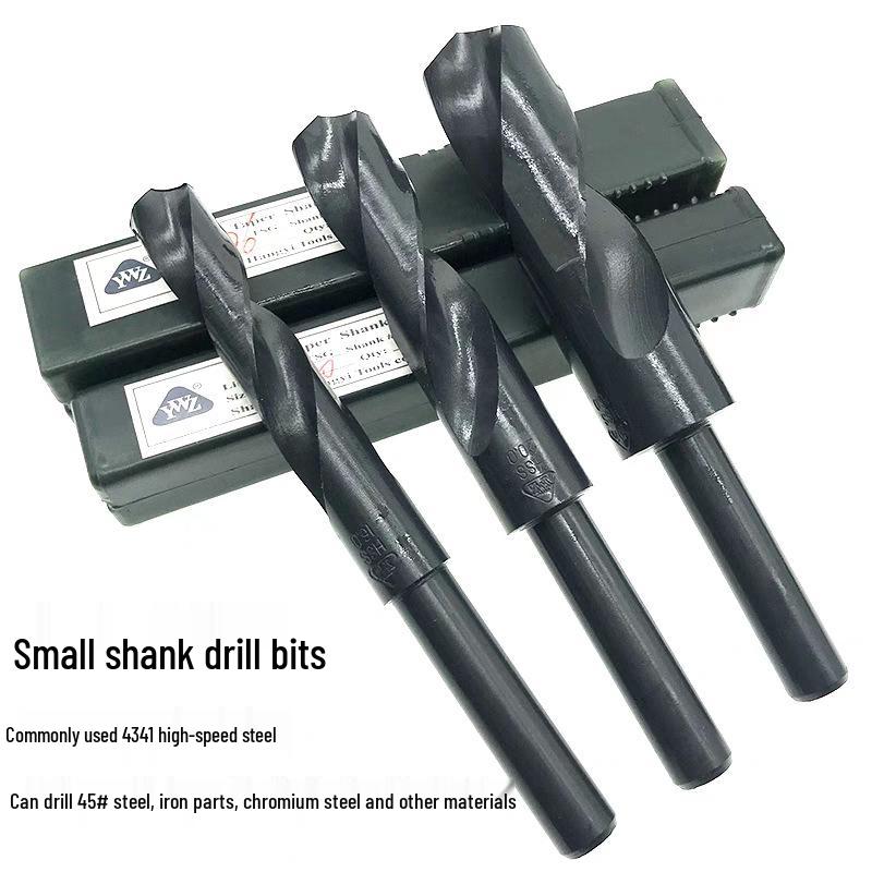 High-Speed Steel 1/2 Inch Reduced Shank Drill Set for Drilling and Reaming with Straight Shank Twist Drills