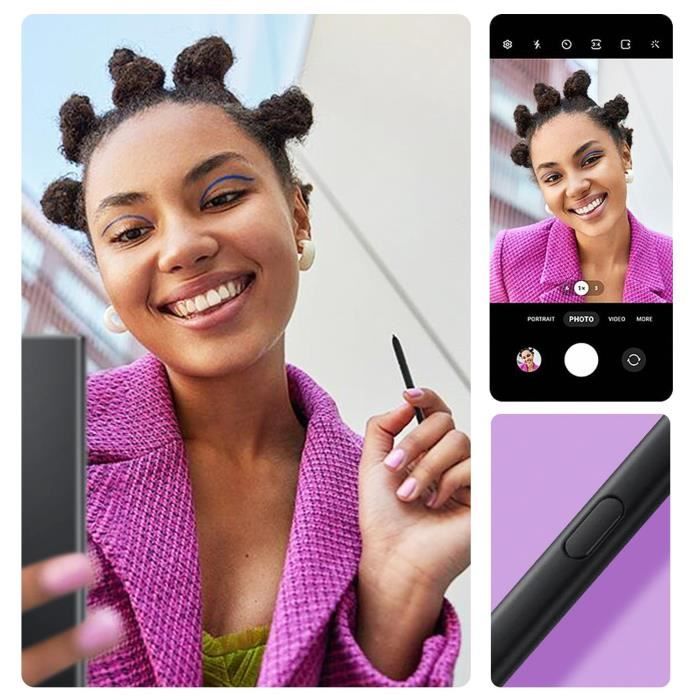 Stylet S-Pen - Samsung - Galaxy S25 Ultra - Noir - Air Action - Air Command