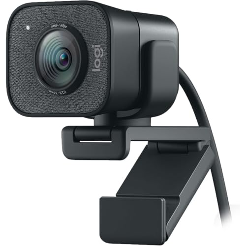 

Logitech StreamCam Plus Webcam with Tripod Mount (Graphite), 1080p