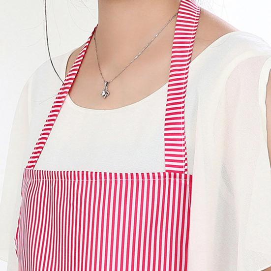 Cute Bear Cooking Restaurant Design Sleeveless Kitchen with Apron Cover Pocket