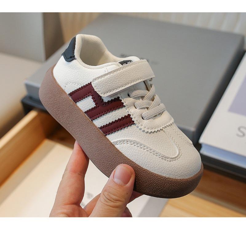 Unisex Kids Boys Girls Simple Style Low Top Thick Sole Casual Sports Sneakers