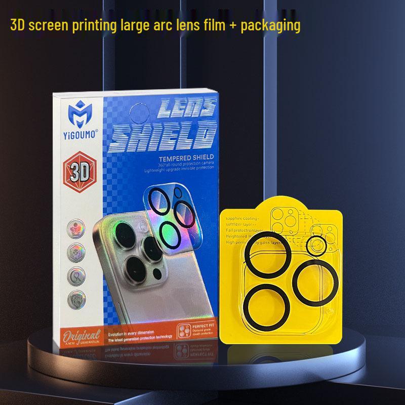 Transparent Lens Film for iPhone 16 & 14, 13 Glass Rear Camera Protector