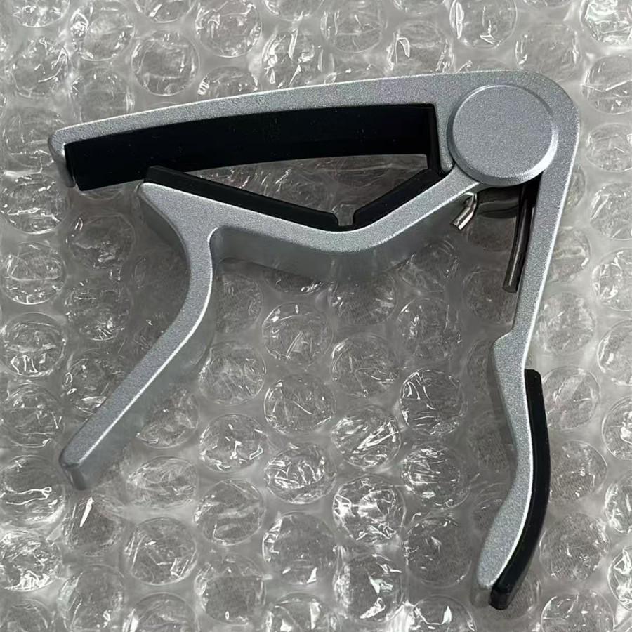 Wood Color Guitar Capo with Built-in Pick Holder