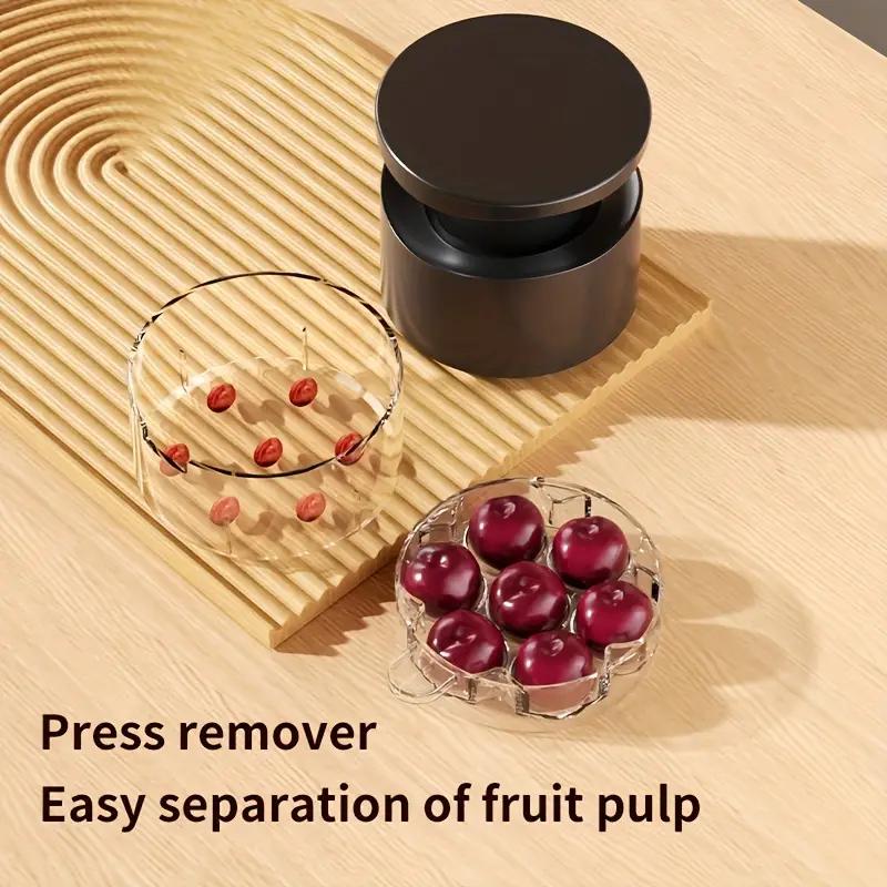 New 7-hole Push-type Cherry Corer Red Date Corer Kitchen Corer Tool