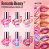 Mattiertes Lippen-Glasur-Tönung Einfach zu färbender Lipgloss Feuchtigkeitsspendender Lippenbalsam Nicht haftend am Becher Schimmernder Lippenstift Make-up