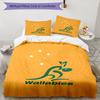 3pcs Wallabies Bedding Set Duvet Cover Closure Includes 1 Duvet Cover & 2 Pillowcases, Soft and Comfortable for All Seasons.