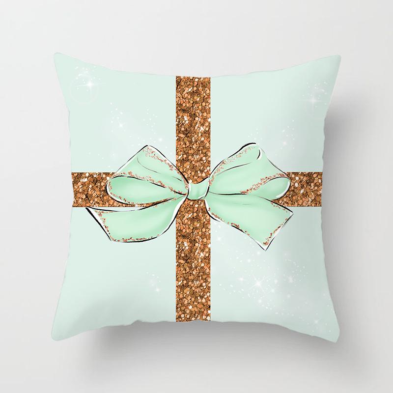 Christmas Throw Pillow Covers Holiday Home Sofa Decoration Pillow Cushion Cover