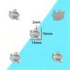 10Pcs Premium Star Moon Alloy Pendants Scratch Resistant Charms for DIY Jewelry Making Handmade Craft Accessories