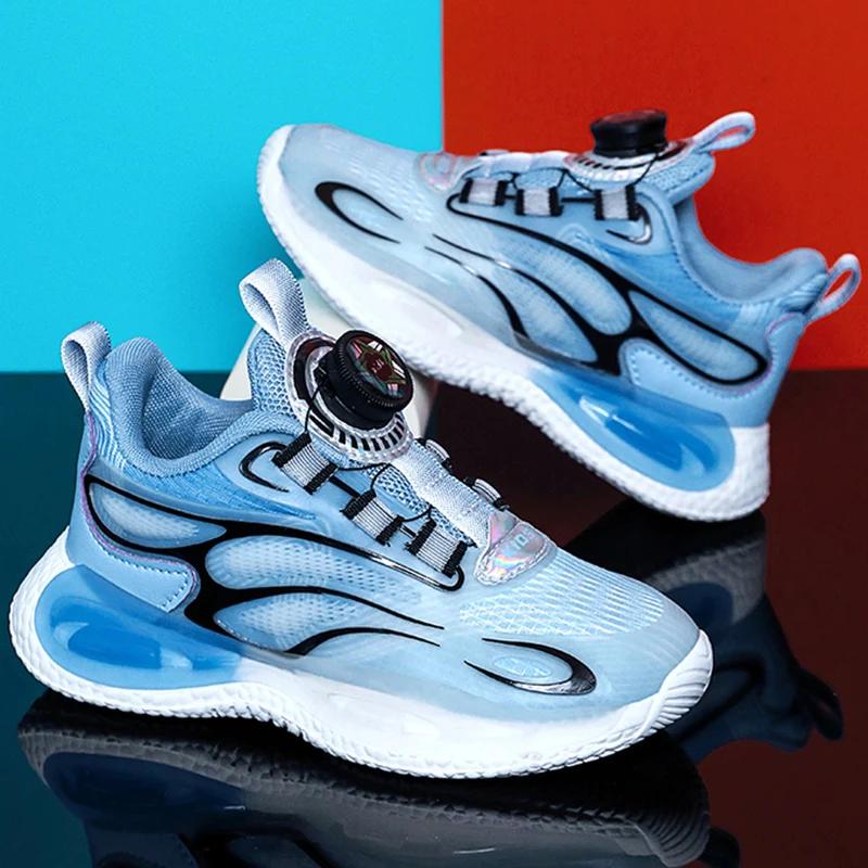 Children's Sports Shoes Large Size Breathable Fashionable Running Shoes Anti Slip Shock-absorbing Rebound Casual Shoes for Kids