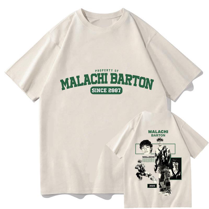 Malachi Barton T Shirts Unisex T-Shirt Fashion Casual T-shirt Printed Short Sleeve Tees Summer Aesthetic Graphic Cotton Clothes