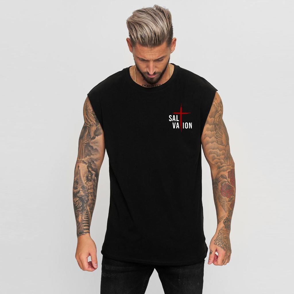 Gilet Da Uomo Senza Maniche T-shirt Da Uomo Gilet Da Uomo Gilet Da - Foto 2