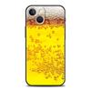 Alcohol Summer Bubble Luxury Phone Case For iPhone 13 15 14 12 11 Pro MAX XR X SE XS 7 8 Plus Silicone Black Protection Cover