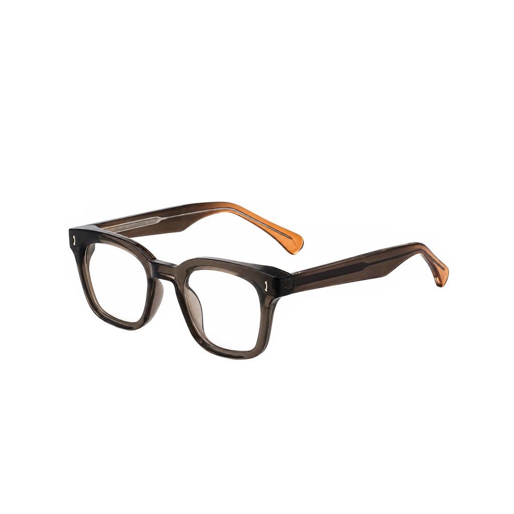 New square frame photochromic sunglasses for men, personalized propionic acid needle insertion, trendy UV protection sunglasses for men
