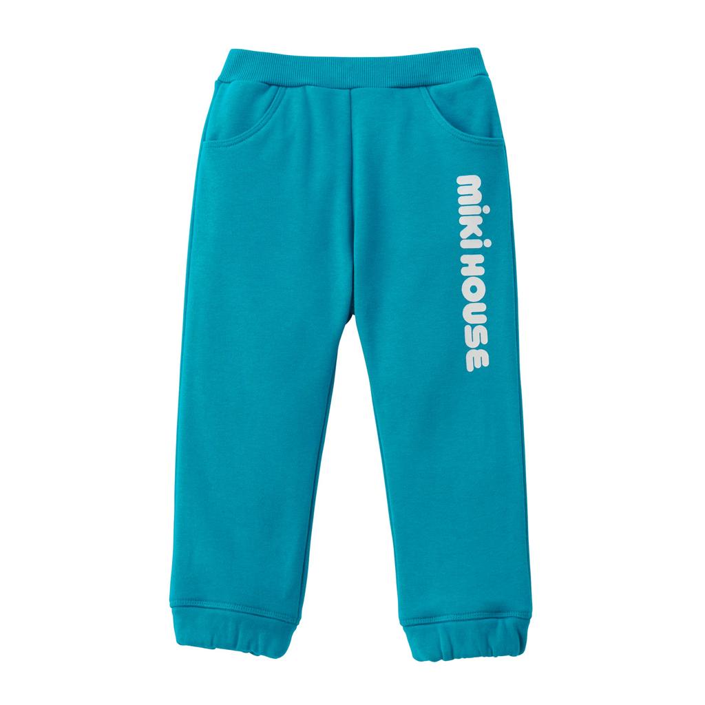 MIKIHOUSE Web Limited Logo Pants, Kids Baby Boys Girls, Size 100cm, Blue, Model 10-3219-680
