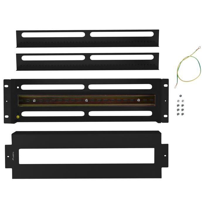 Panneau De Distribution Électrique - LANBERG - AK-VDP103-B - 19 Pouces - 3U - Acier Noir