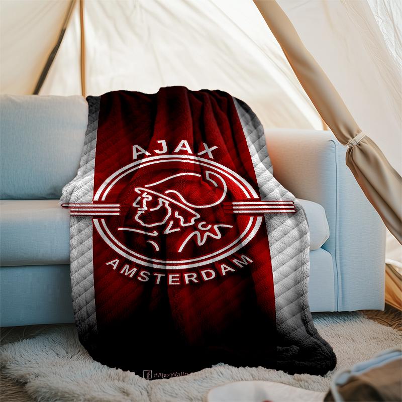 AFC Ajax printed throw blanket—soft,warm;versatile blanket for all seasons—perfect as &air-conditioning throw,nap blanket