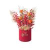 Chinese New Year Prosperity Fruit Ornament - Snake Year Fortune Bucket for Home Decor, Spring Festival Atmosphere in Entrance Hall & Living Room