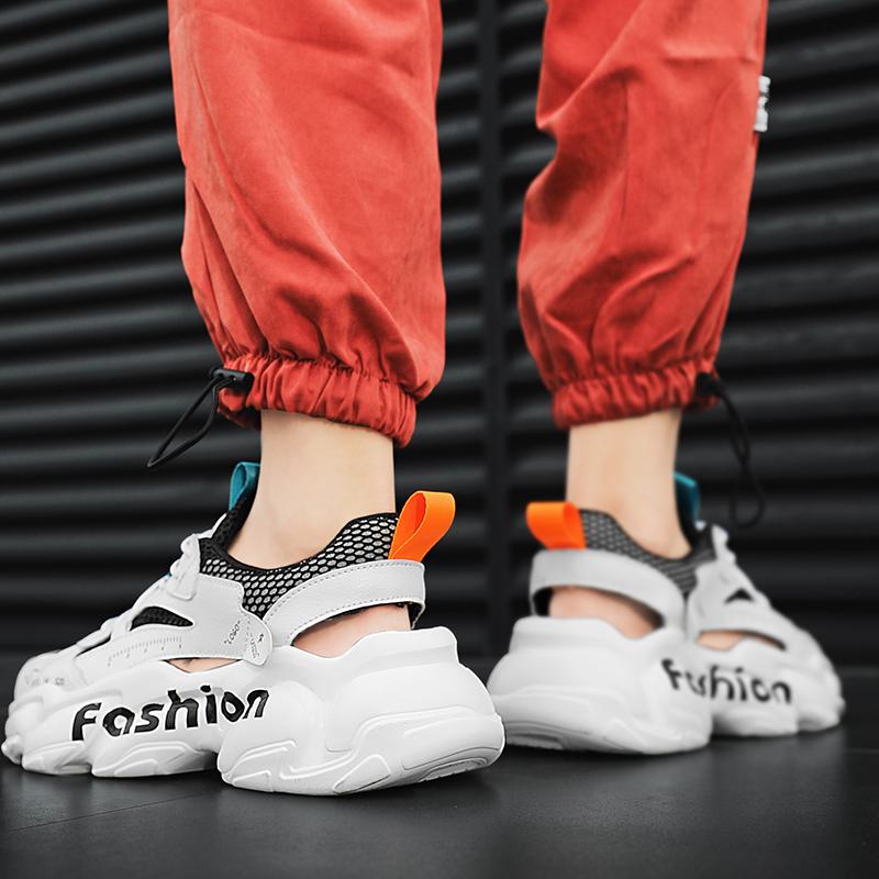 Men Sport Sandals Summer Women Beach Shoes White School Students Sneakers Couple Shoes Breathable Large Size