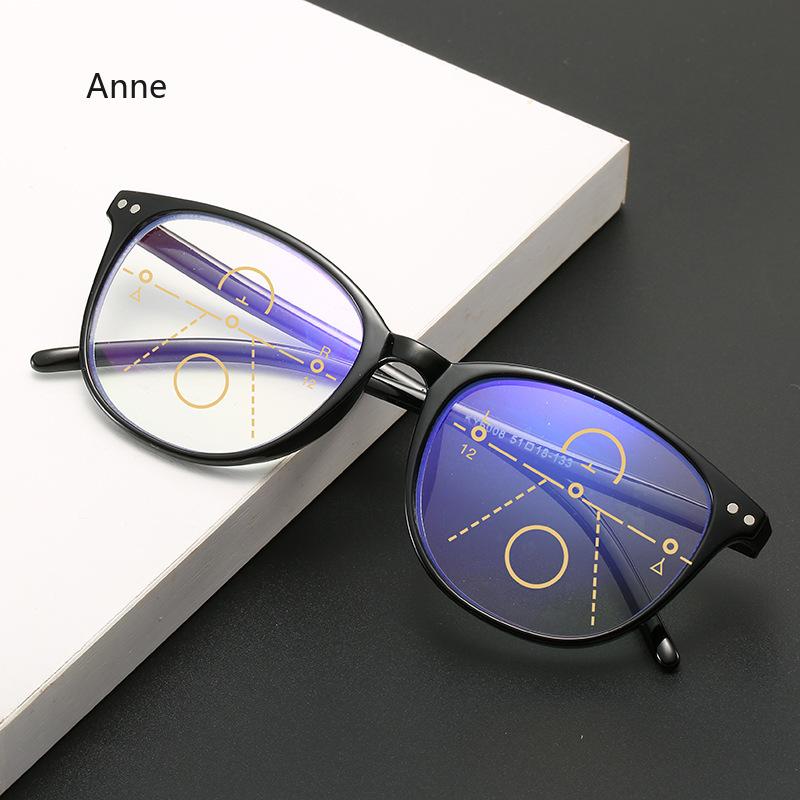 Progressive Multifocal Reading Glasses for Men Blue Light Blocking Smart Zoom Bifocal Presbyopic Glasses Optical Glasses Women