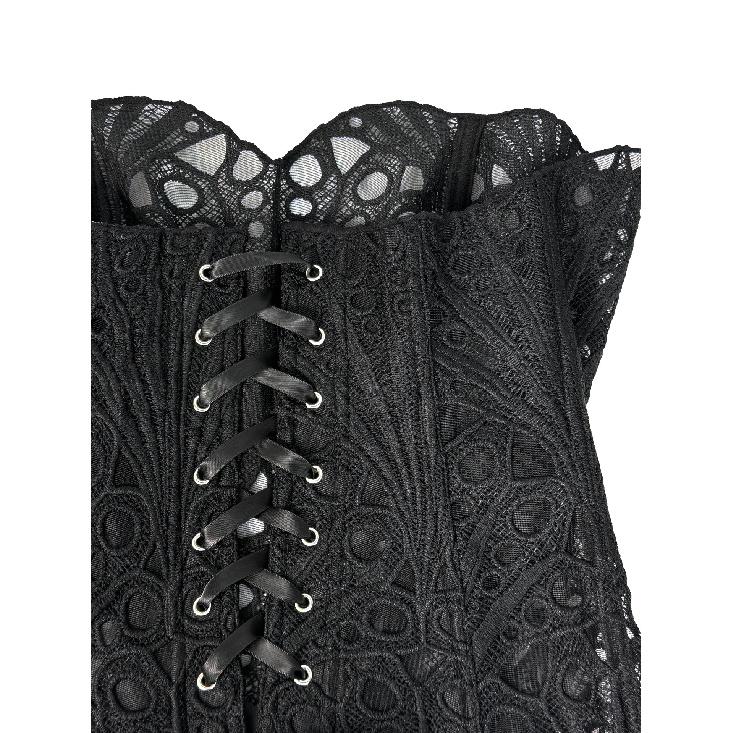 Fashion Sexy Hollow Fishbone Bra Niche Design Strapless Tube Top Party Clubwear Matching Hot Girl