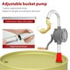 Manual Fuel Diesel Pump Oil Diesel Barrel Pump 32mm Oil Outlet Pipe Adjustable Drum Pump Outdoor Car Gasoline Transfer Tools