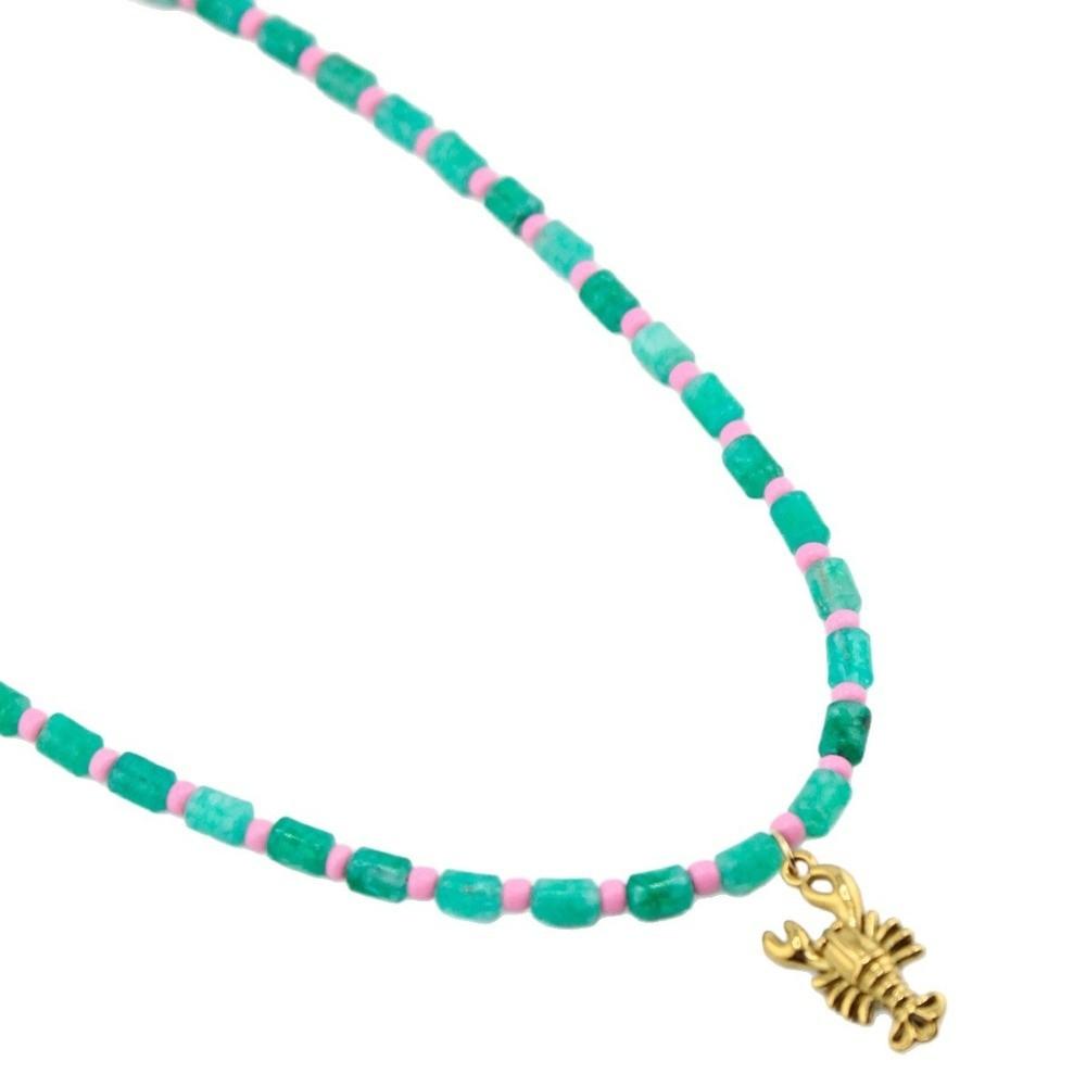 White Shell Heart Resin Beads Necklaces Bohemian DIY Choker Necklaces Beach