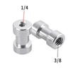 1/4" to 3/8" Mount Screw Kit 1/4 Inch Screw Convert Adapter Camera Screw Nut Set  Flash Shoe