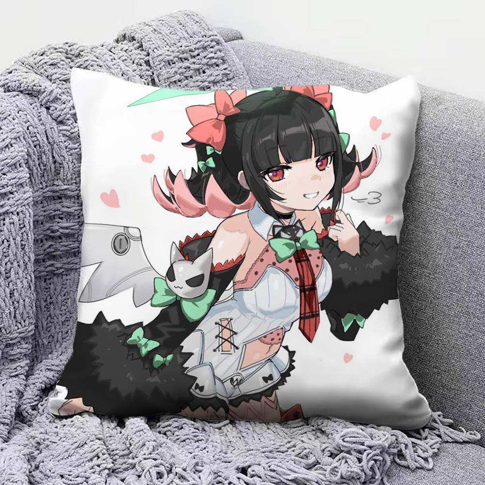 nangong yu Aria Sunna ZZZ zenless zone zero Pillow Covers Home Sofa Cushion Covers and Aecorative Custom