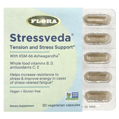 KSM-66 Stress Veda mit Ashwagandha, 30 Gemüsekapseln
