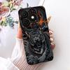 For Itel A50 A50C 4G Case Cool Lion Luxury Painted Cover Soft TPU Phone Case For Itel A50C A 50 C ItelA50 ItelA50C Fundas Bumper
