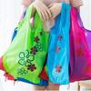 5pcs Large Capacity Foldable Strawberry Shopping Bags Eco-friendly Random Color Reusable Shopping Bag Nylon