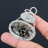 Daughters Day Sale 925 Silver Turritella Agate Gemstone Handcrafted Wife Pendant