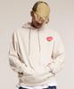 Cream Soda Lab Human Highlight Small Heart Hoodie Oatmeal Red