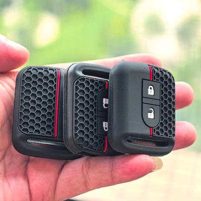 Etui silikonowe na kluczyk samochodowy z gumową osłoną do Nissana Micra K12 Note Navara Qashqai J10 Primera Almera Sunny X-Trail