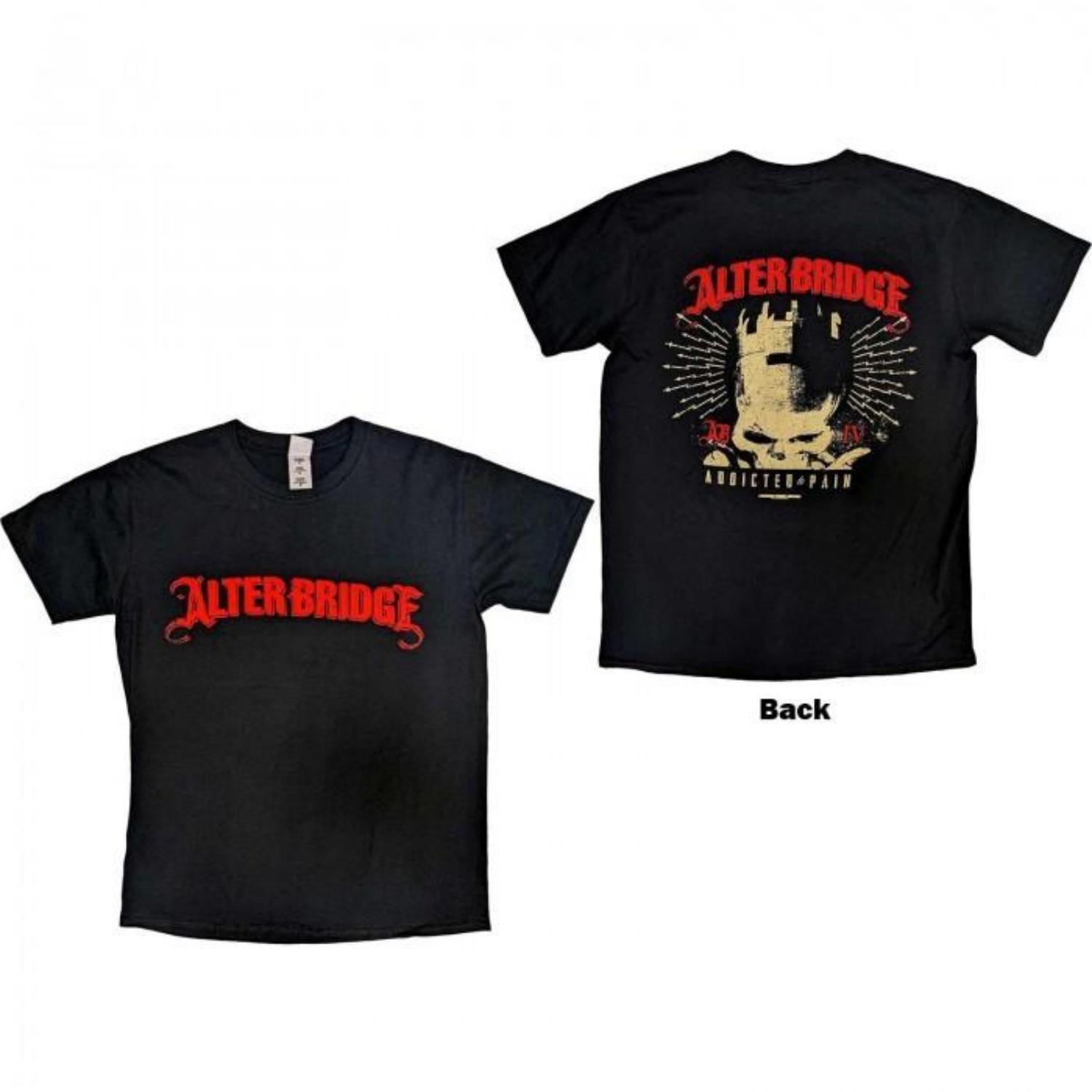 Alter Bridge Unisex Adult Addicted To Pain T-Shirt S чёрный