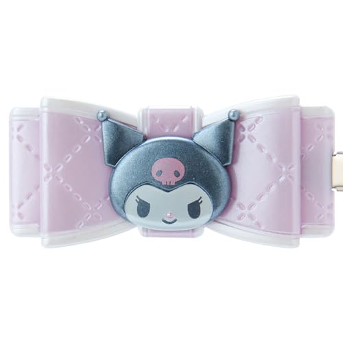 Sanrio (SANRIO) Sanrio Bangs Clip Quilt Ribbon Hair Clip Kuromi Kuromi-chan Kuromi 2.5 X 5.5 X 0.7cm Character 027294 SANRIO