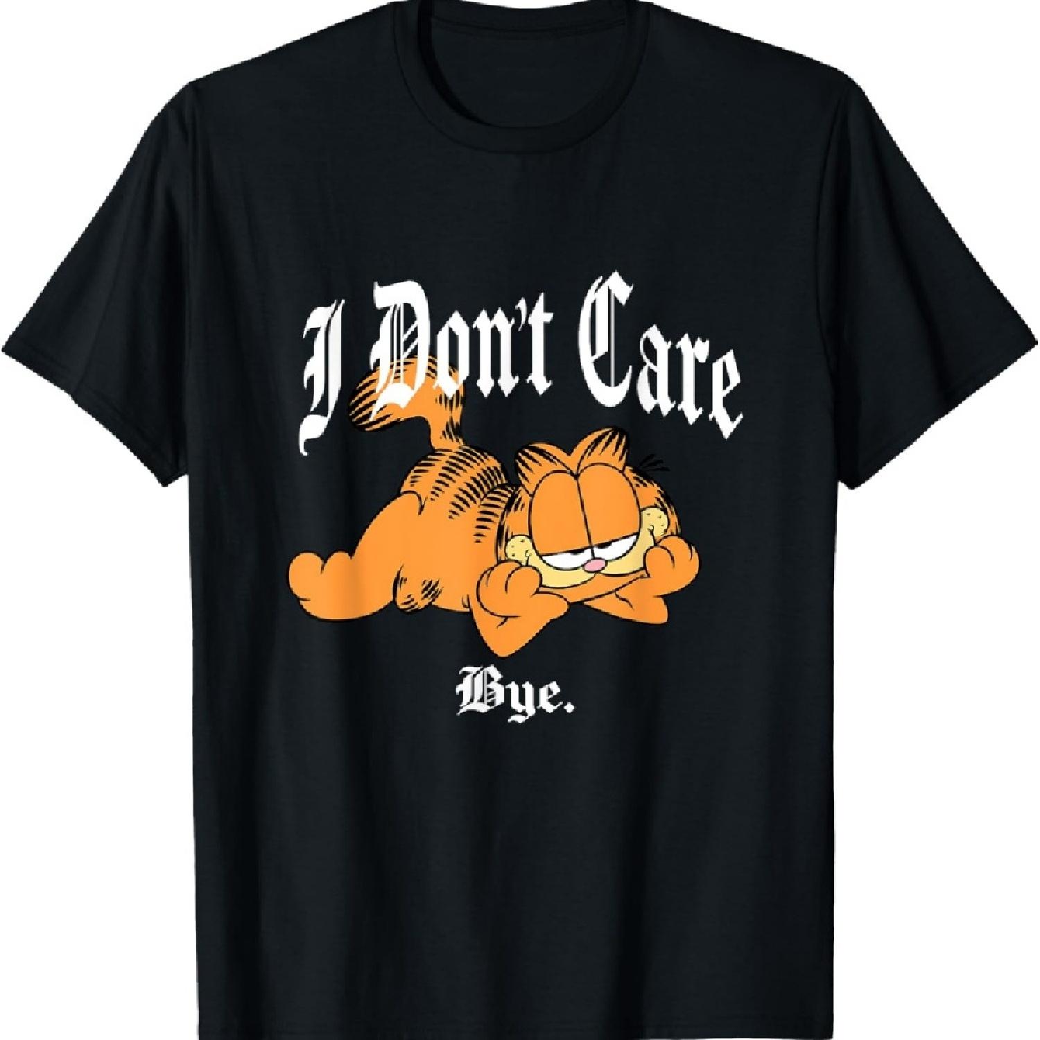 

Garfield I Don t Care Gothic Vintage T-Shirt XXXXXL