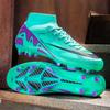 High-top Football Shoes, Broken Nails, Artificial Turf, Boys and Girls, Teenagers, Students, Artificial Grass Training Shoes