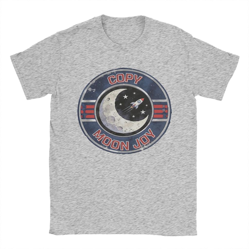 Copy Moon Joy Artemis II Vintage Space Unisex T Shirts Funny Tee Shirt Short Sleeve Round Collar TShirts Cotton Unique Clothing