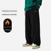 Li Ning Comfortable Versatile Loose Sports Long Pants Men Bottoms Black AKLU915-3