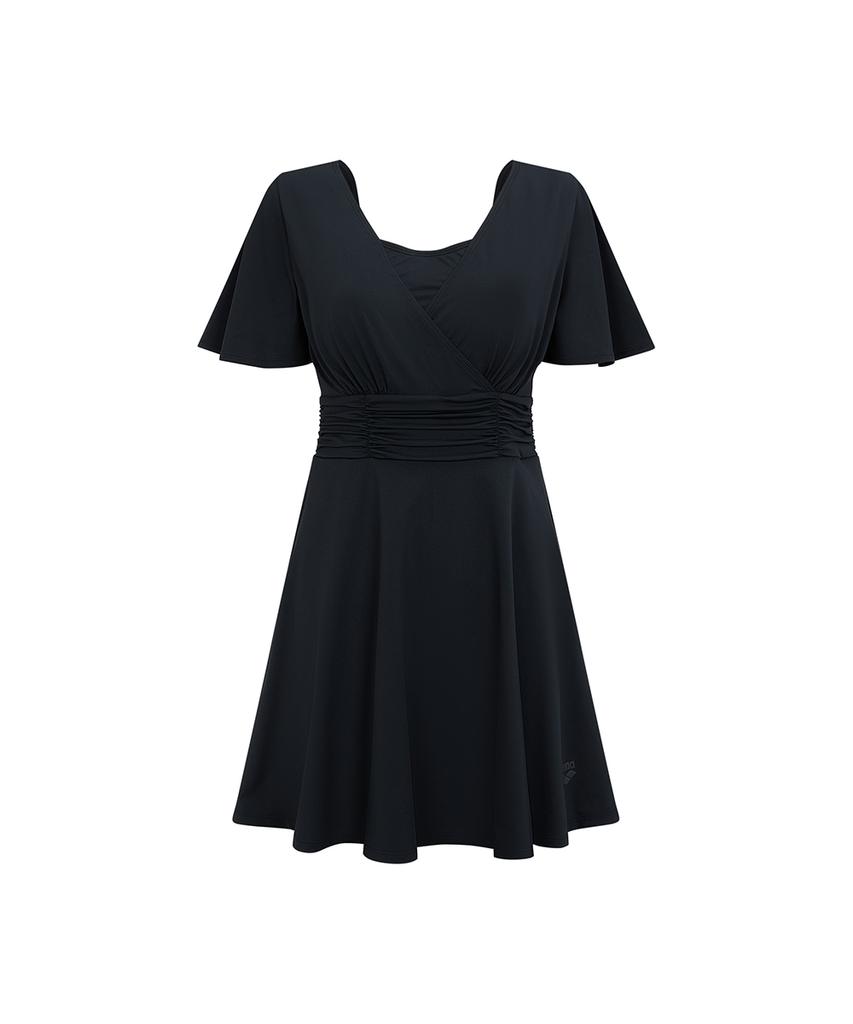Alena Flora One-Piece Dress A6Bl1Pe01Blk