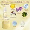 Yegbong Pet Wash Free Essence Suit Katze und Hund Weiche Haarreinigung Dekontamination Desodorierung und Duftretention Trockenreinigungspflege