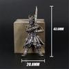 New Creative 4cm Black Pure Copper Slanting Knife Samurai Ancient Soldier Toy Model Desktop Decoration Man Gift Figurine