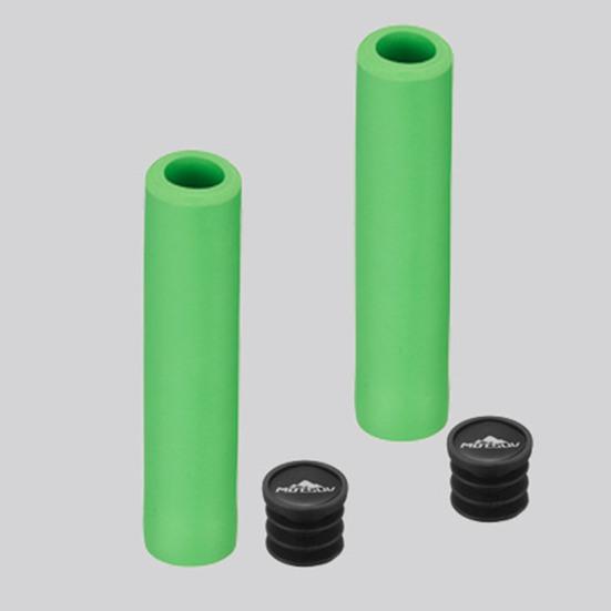 1 Paar Fahrradlenkergriffe mit Stopfen Silikon Schwamm Rutschfest Stoßdämpfend Mountainbike Lenkerabdeckung Fahrradzubehör