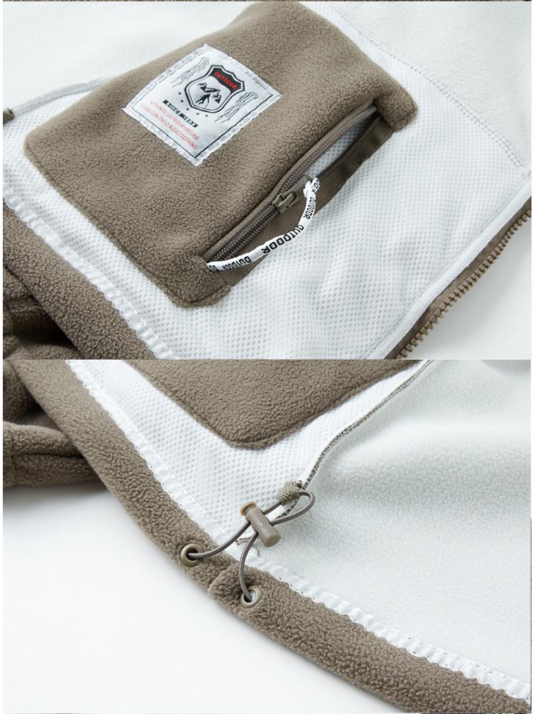 Unisex Sherpa Fleece Hooded Jacket: Warm, Thick, Casual Fashion for Autumn & Winter.