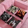 Cool O-ozzy O-osbourne Pillow Case Silky Short Plush with Invisible Zipper Dustproof Sofa Cushion Cover for Home Decor