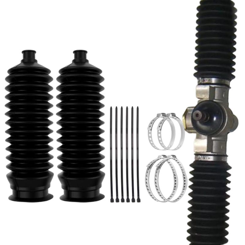 Für Lenkungsreparatur Innenzugstangen-Manschette Silikon-Manschetten-Kit Innenzugstangen-Manschetten-Kit SCHWARZ Schützt vor Verunreinigungen